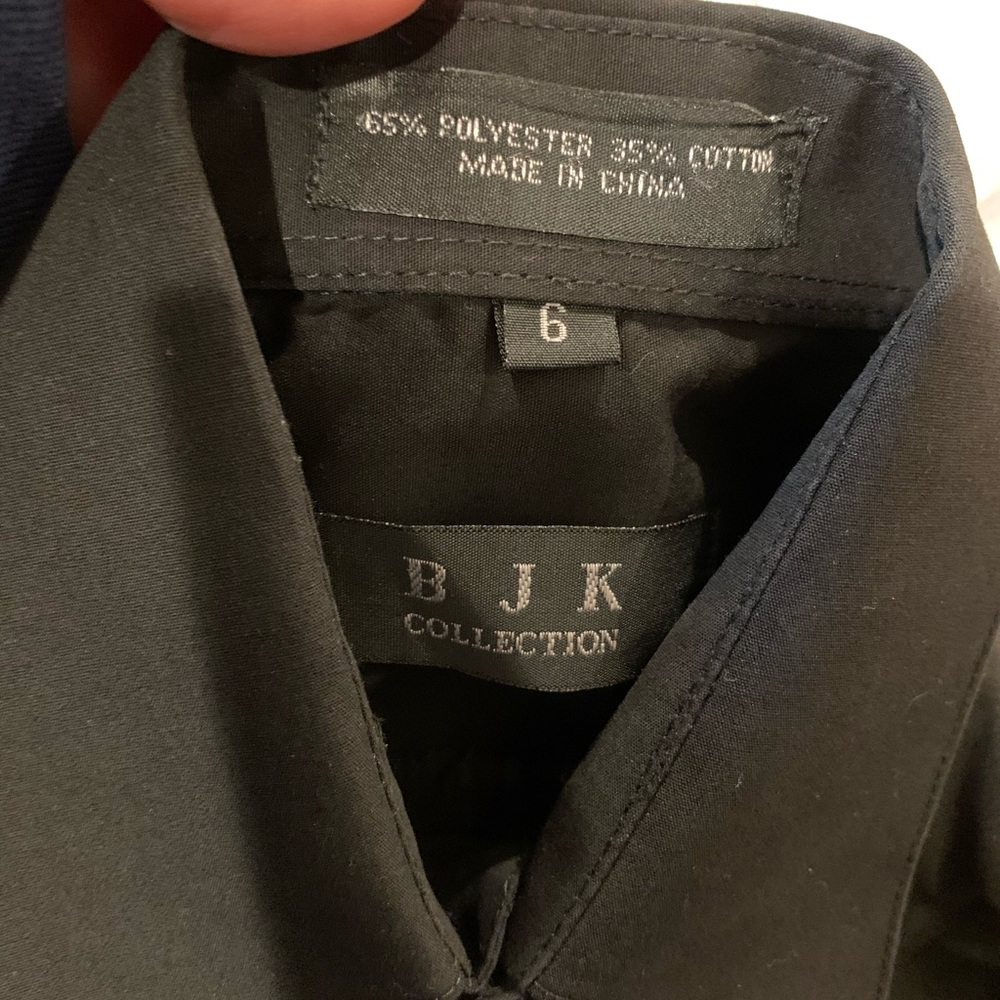 BJK black button down shirt - Picture 2 of 2